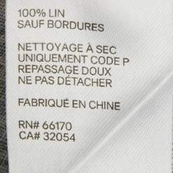 Pre Owned Zimmermann Pink/Blue Vitali Floral Print Linen Wrap Dress M