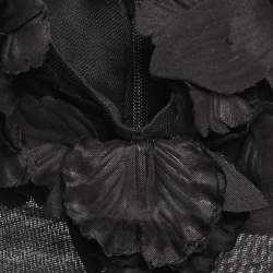 Pre Owned Zimmermann Black Line Silk Liftoff Flower Luminosity Top S