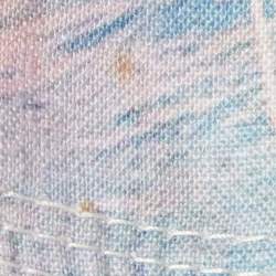 Pre Owned Zimmermann Multicolor Printed Linen Glassy Safari Crop Top S