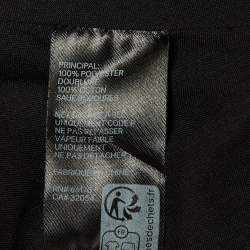 Pre Owned Zimmerman Black Plisse Mini Dress S