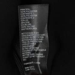 Pre Owned Zimmermann Black Tulle Rhythmic Fluted Mini Dress S