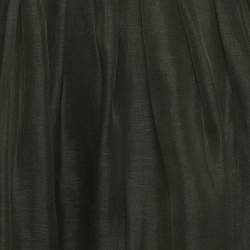 Pre Owned Zimmermann Black Cut-Out Linen Mini Dress XS