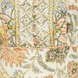 مملوكة مسبقًا Zimmermann Green Printed Linen Maxi Dress M