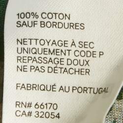 Pre Owned Zimmermann Green Devi Print Cotton Wrap Dress M