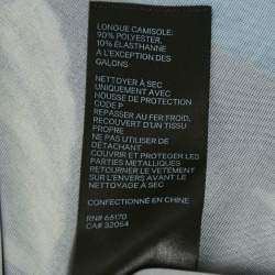 Pre Owned Zimmermann Black Floral Print Chiffon Asymmetric Midi Dress M