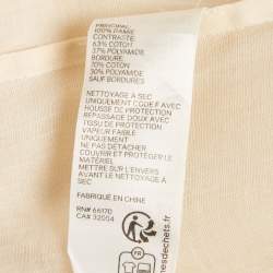 Pre Owned فستان زيمرمان بيج راميه و دانتيل ميدي بقصة قميص مقاس متوسط