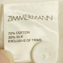 مملوكة مسبقًا فساتان زيمرمان كريمي زيڤير كوتن بدي انتابه عم يق ميني مقاس كبير - لارج