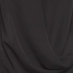 Pre Owned Zimmermann Black Crepe Draped Mini Dress S