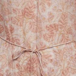 مملوكة مسبقًا فستان زيمرمان شيفون مطبوع بالورود زهري ماكسي مقاس صغير - سمول