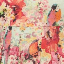 Pre Owned Zimmermann Multicolor Printed Linen Dress M