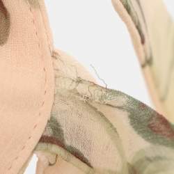 Pre Owned Zimmermann Multicolor Printed Silk Cut Out Midi Dress S