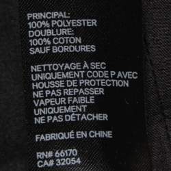 Pre Owned Zimmermann Black Mesh Plissé Pleated Balloon Sleeve Crop Top M