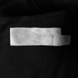 Pre Owned Zimmermann Black Linen Cut-Out Detail Wayfarer Midi Dress M