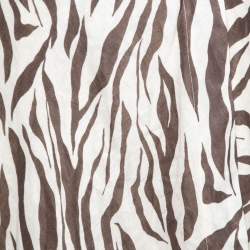 Pre Owned Zimmermann Ivory Fiesta Zebra Print Linen Midi Wrap Skirt S