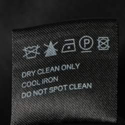 مملوكة مسبقًا Zimmermann Black Silk Ruffled Off-Shoulder Belted Dress L