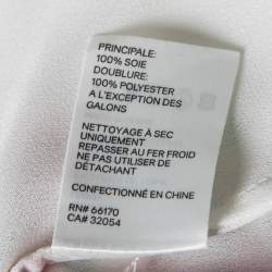 Pre Owned Zimmermann White Floral Printed Silk Chiffon One-Shoulder Jumpsuit M