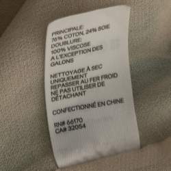 مملوكة مسبقًا Zimmermann Beige Floral Print Silk Ruffled Jumpsuit L