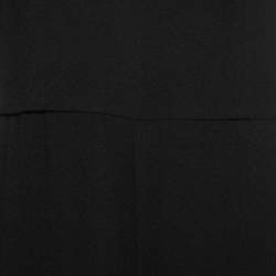 Pre Owned Zimmermann Black Crepe Wide Leg Halter Neck Jumpsuit L