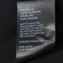 Pre Owned Zimmermann Black Crepe Pleated Maxi Dress M