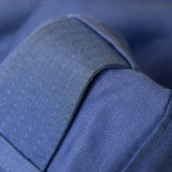 Zimmerman Blue Linen Corsage Belted Shorts M