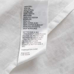 Zimmermann White Floral Cotton & Linen Sleeveless Midi Dress M