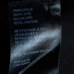 Zimmermann Black Silk Satin Ruffled Midi Dress XS