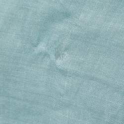 Pre Owned Zimmermann Blue Paisley Print Ramie Button Front Blouse S