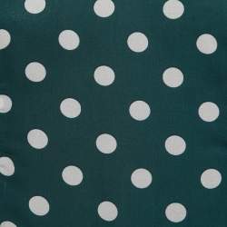 Pre Owned Zimmermann Green Polka-Dot Chiffon Pleated Sleeve Blouse M