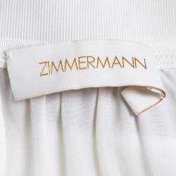 Zimmermann Multicolor Paisley Printed Silk Asymmetrical Skirt M