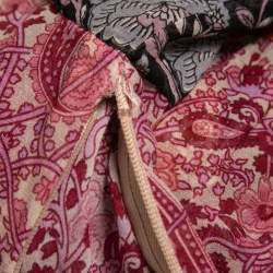 Zimmermann Multicolor Paisley Cotton Blend Tiered Maxi Dress L