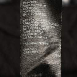 Pre Owned Zimmermann Black Polka Dot Print Pleated Synthetic Puff Sleeve Midi Dress M