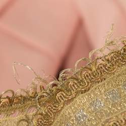 Pre Owned Zimmermann Pink/Red Printed Linen & Silk Mini Dress M