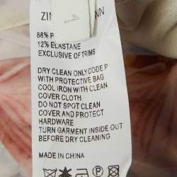 مملوكة مسبقًا Zimmermann Blue Floral Print Cotton Rhythmic Lantern Dress M