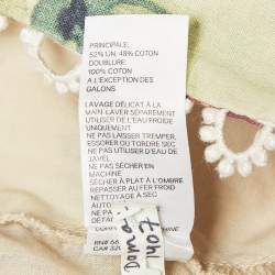 Zimmermann Multicolor Floral Print Linen Blend Shorts L