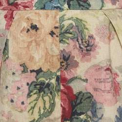 Zimmermann Multicolor Floral Print Linen Blend Shorts L
