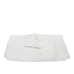 Zuhair Murad White Embroidered Silk Blend Tulle Wedding Gown S