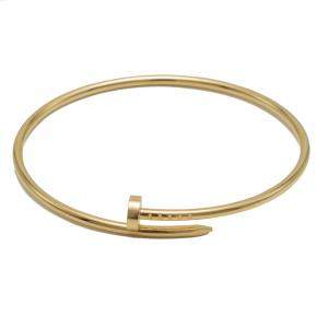 Pre Owned Cartier Juste Un Clou Yellow Gold Narrow Bracelet SIZE 18