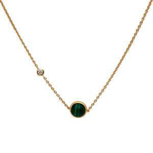 Piaget Malachite Possession Rose Gold Diamond Necklace