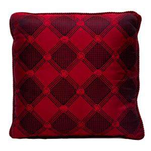 Versace Medusa Red & Black Cotton Cushion