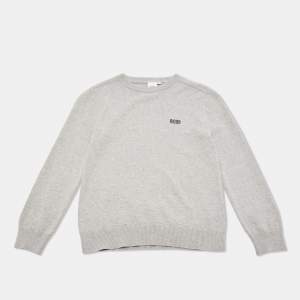 Boss By Hugo Boss Kids Grey Cotton Crew Neck Sweater 10 Yrs