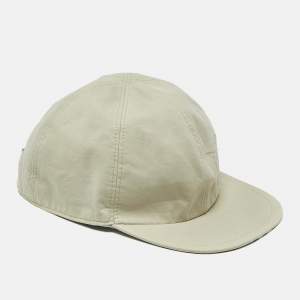 Pre Owned Burberry Kids Beige Cotton Reversible Baseball Cap Size 4Y-6Y