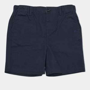 Pre Owned Burberry Children Navy Blue Cotton Shorts 3 Yrs