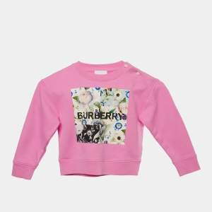Burberry Kids Dutch Floral Print Cotton Sweatshirt 2 Yrs
