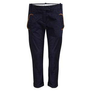 Chloe Navy Blue Pocket Flap Detail Trousers 10 Yrs