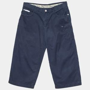 D&G Junior Navy Blue Cotton Capri Pants 14 Yrs
