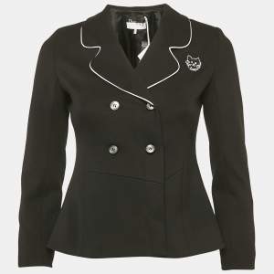 Dior Kids Black Crepe Tailored Blazer 12 Yrs 