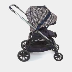 Pre Owned Dior x Inglesina Blue/Beige Oblique Technical Fabric Stroller