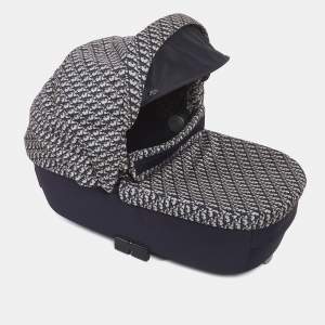 Pre Owned Dior x Inglesina Blue/Beige Oblique Technical Fabric Bassinet