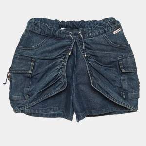 Dior Kids Navy Blue Denim Shorts 6 Yrs