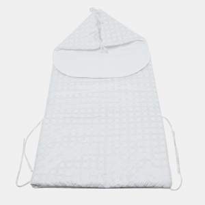 Pre Owned Baby Dior White Cannage Print Cotton Sleeping Bag